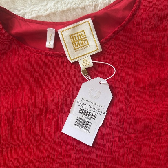 Emily McCarthy Cranberry Red Del Mar Sleeveless Dress - Picture 11 of 14